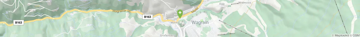 Map representation of the location for Wald-Apotheke Wagrain in 5602 Wagrain